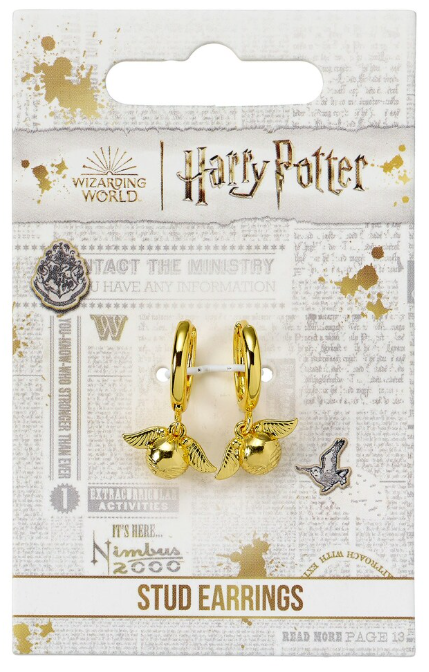 (預購商品) Harry Potter Golden Snitch 金探子耳環