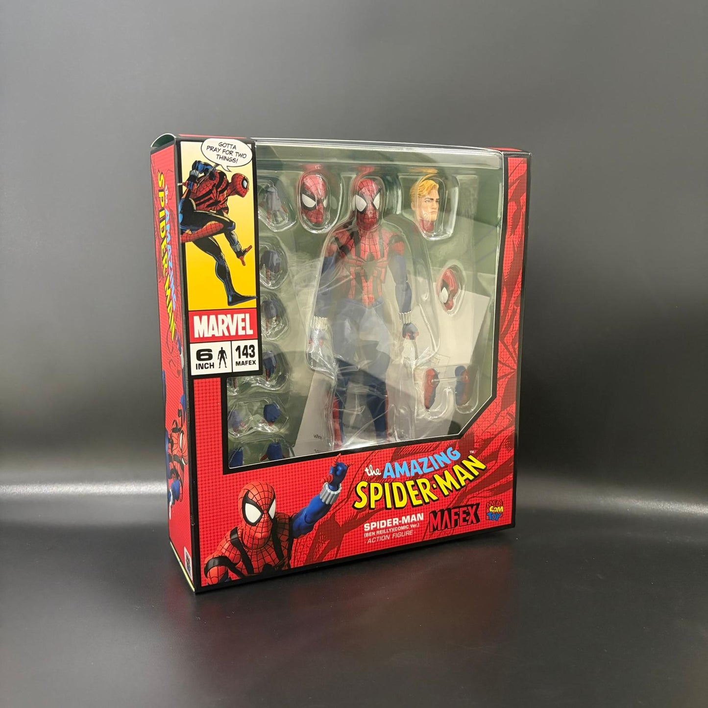MAFEX No. 143 Spider-Man (Ben Reilly) Spider-Man Ben Reilly Comic Version