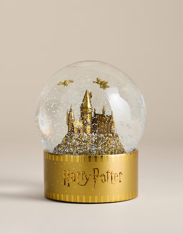 (預購商品) Harry Potter Hogwarts發光飄雪水晶球