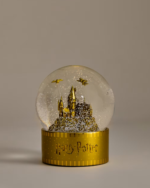 (預購商品) Harry Potter Hogwarts發光飄雪水晶球