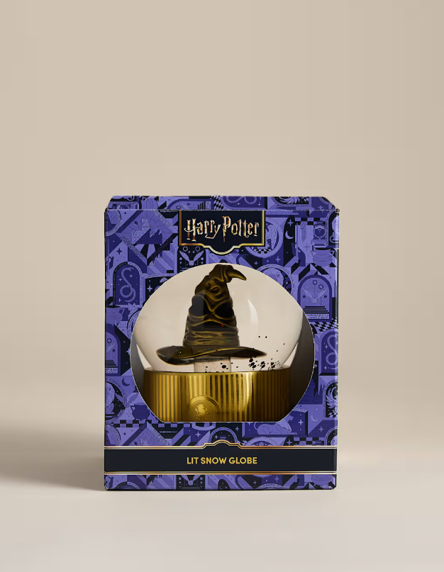 (預購商品) Harry Potter 分類帽發光飄雪水晶球
