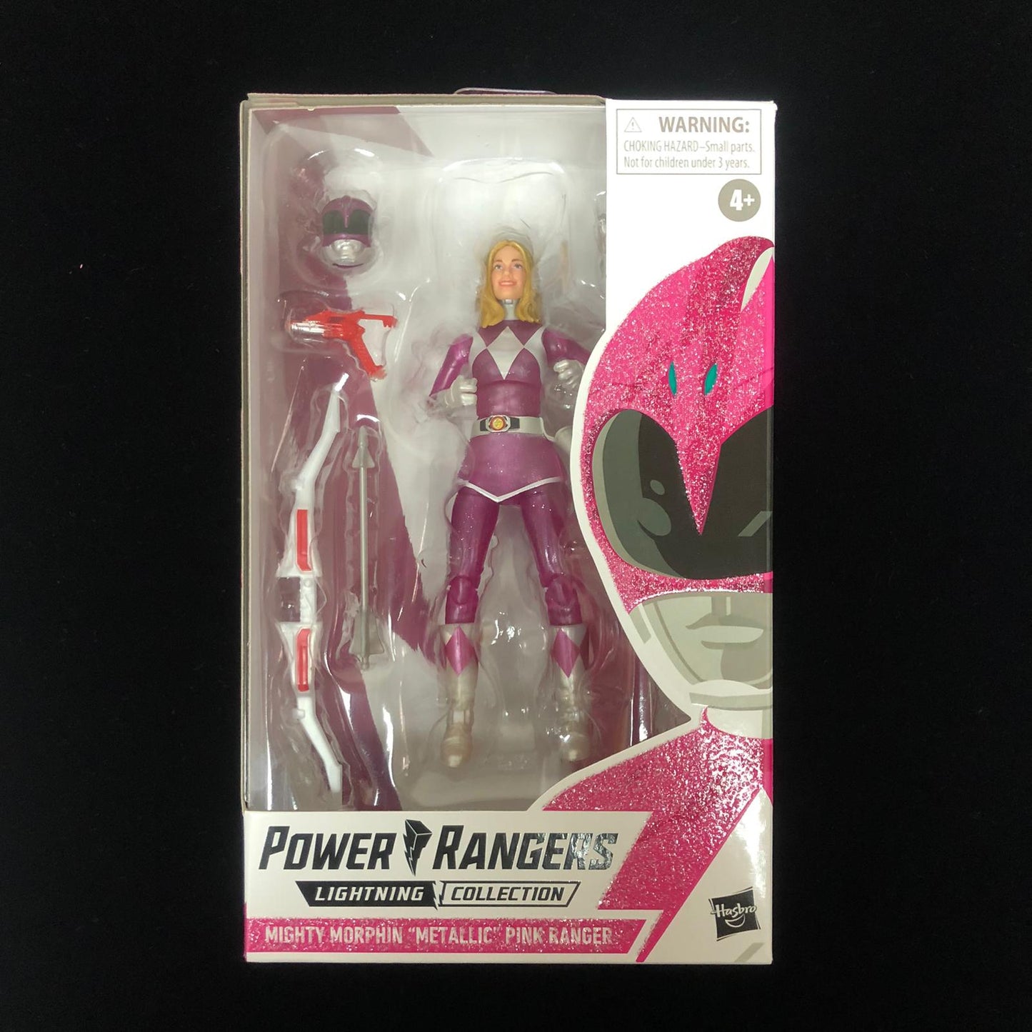 Power Rangers Lightning Collection Mighty Morphin Metallic Armor Pink Ranger Figure