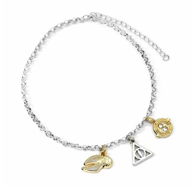 (預購商品)⚡Harry Potter Charm Bracelet (Time Turner, Deathly Hallows, Golden Snitch)⚡