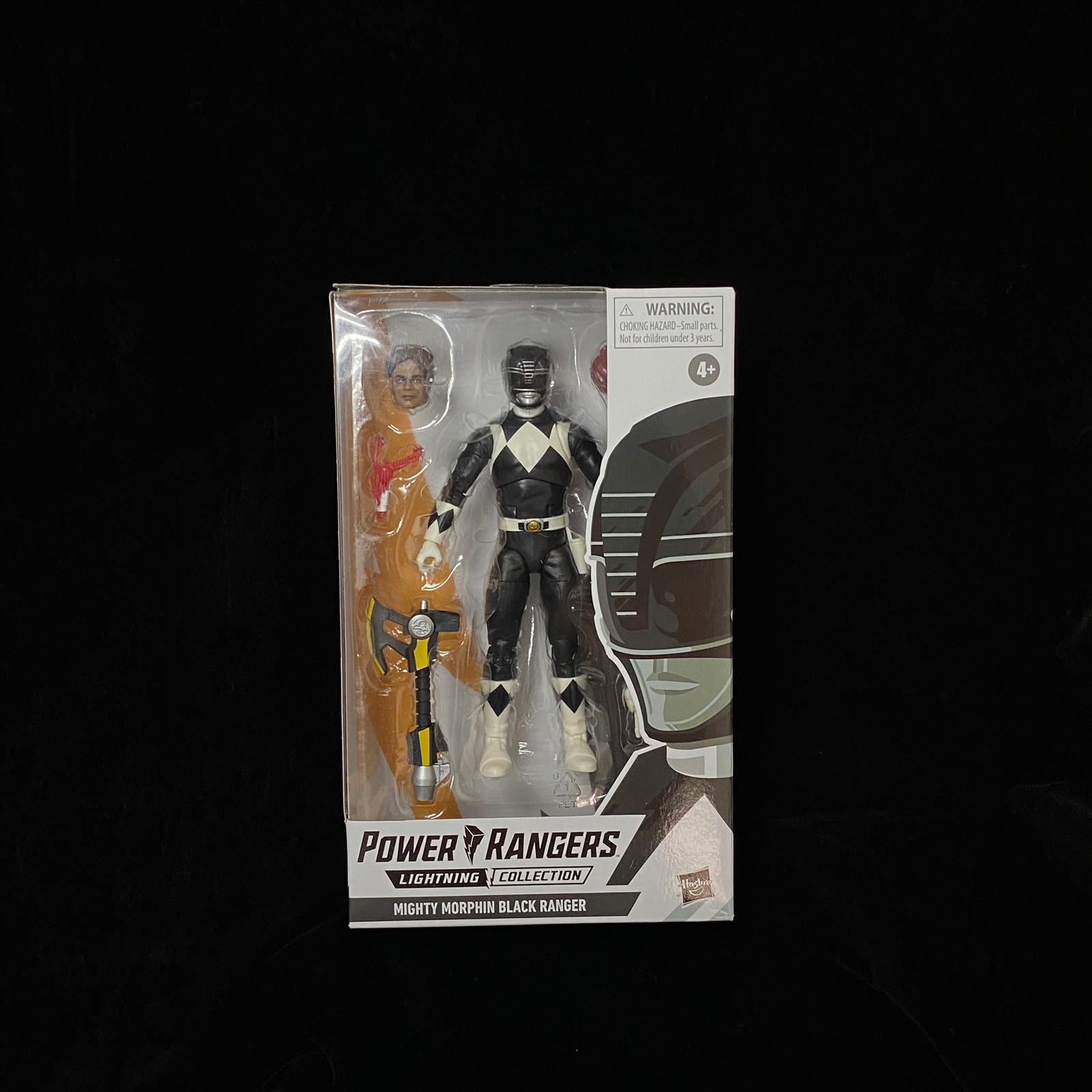 Power Rangers Lightning Collection Mighty Morphin Black Ranger 6-Inch ...
