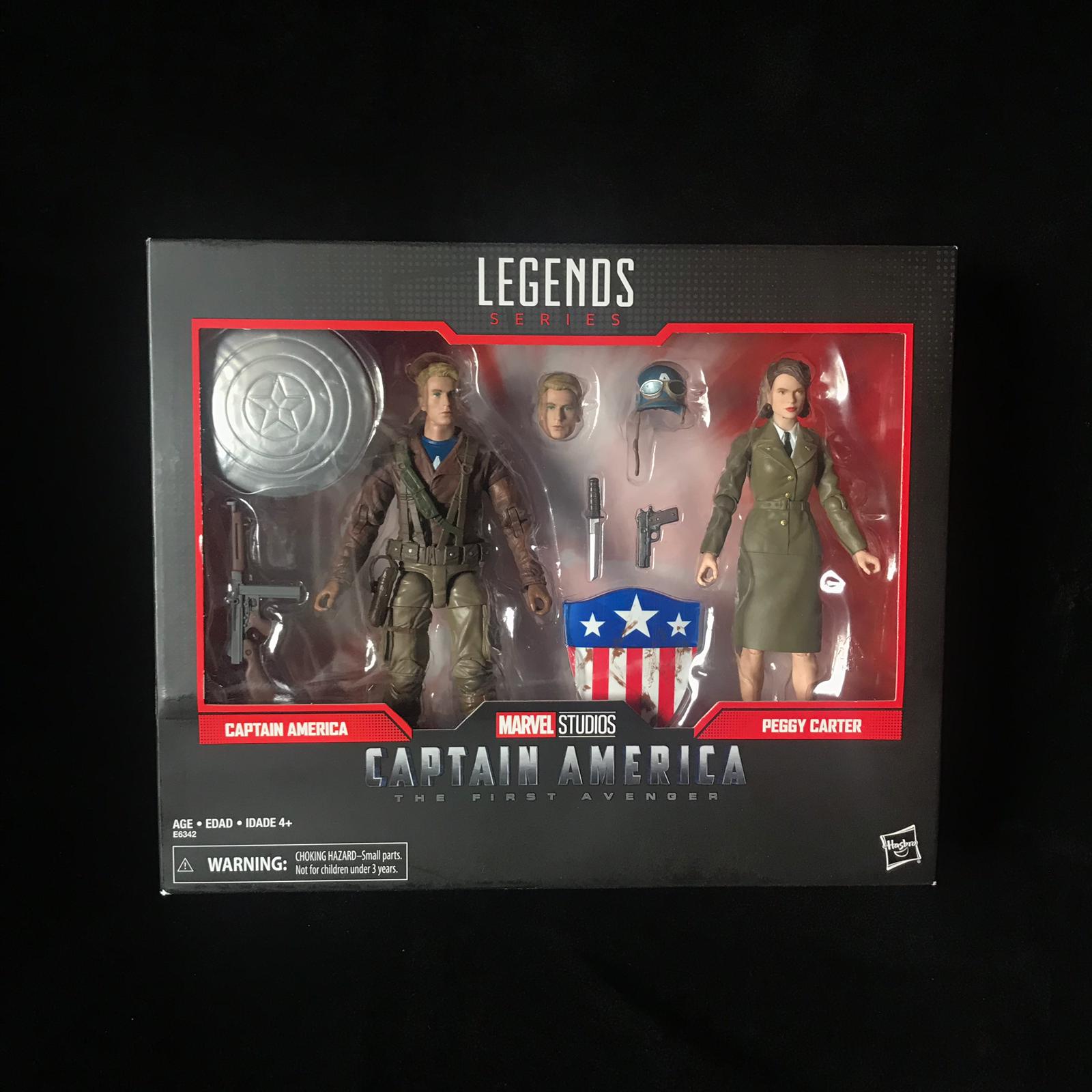 Marvel legends captain america peggy carter online 2 pack