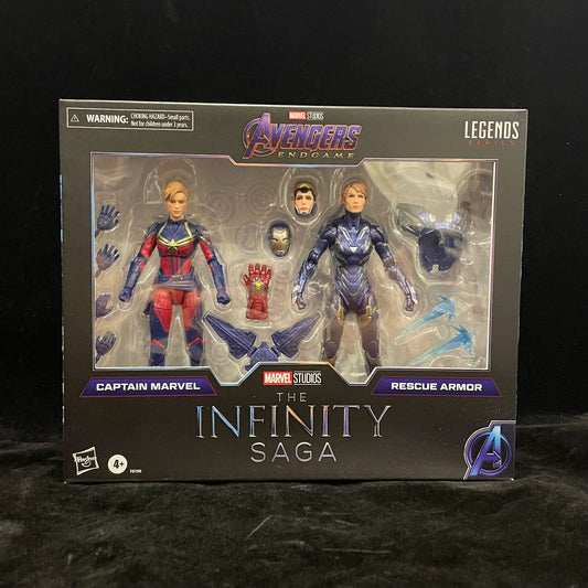 Marvel Legends Series 6-inch Action Figure Captain and Rescue Armor 2-Pack, Infinity Saga Character
