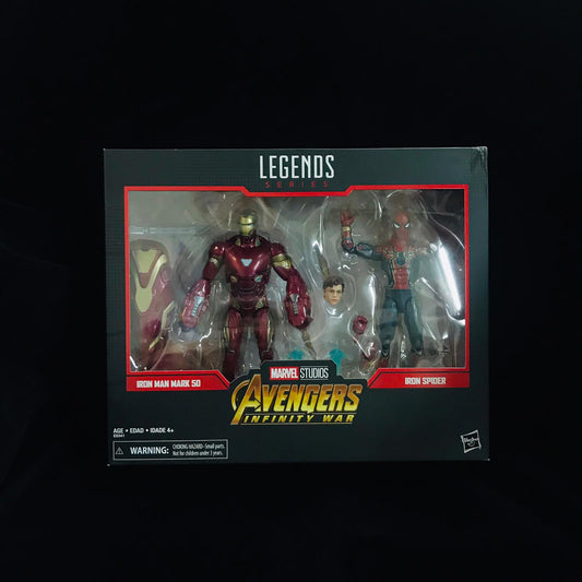 Marvel Legends Series 80th Anniversary Iron Man Mark 50 and Iron Spider Figures