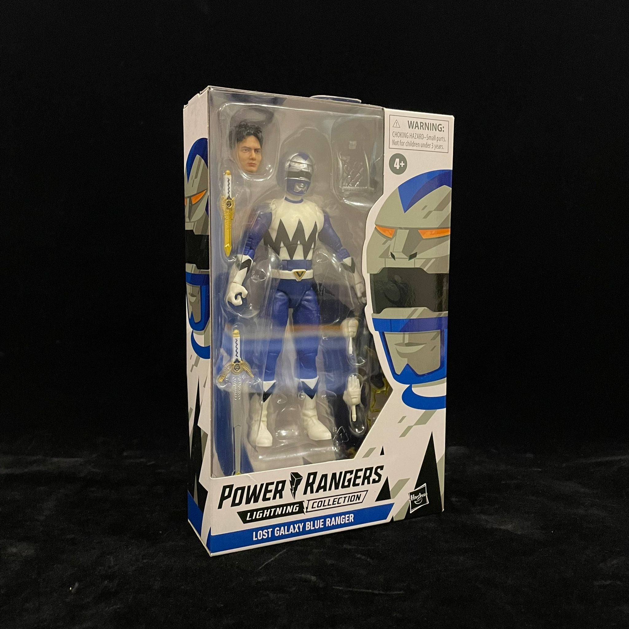 Power Rangers Lightning Collection Lost Galaxy Blue Ranger 6-Inch Acti ...