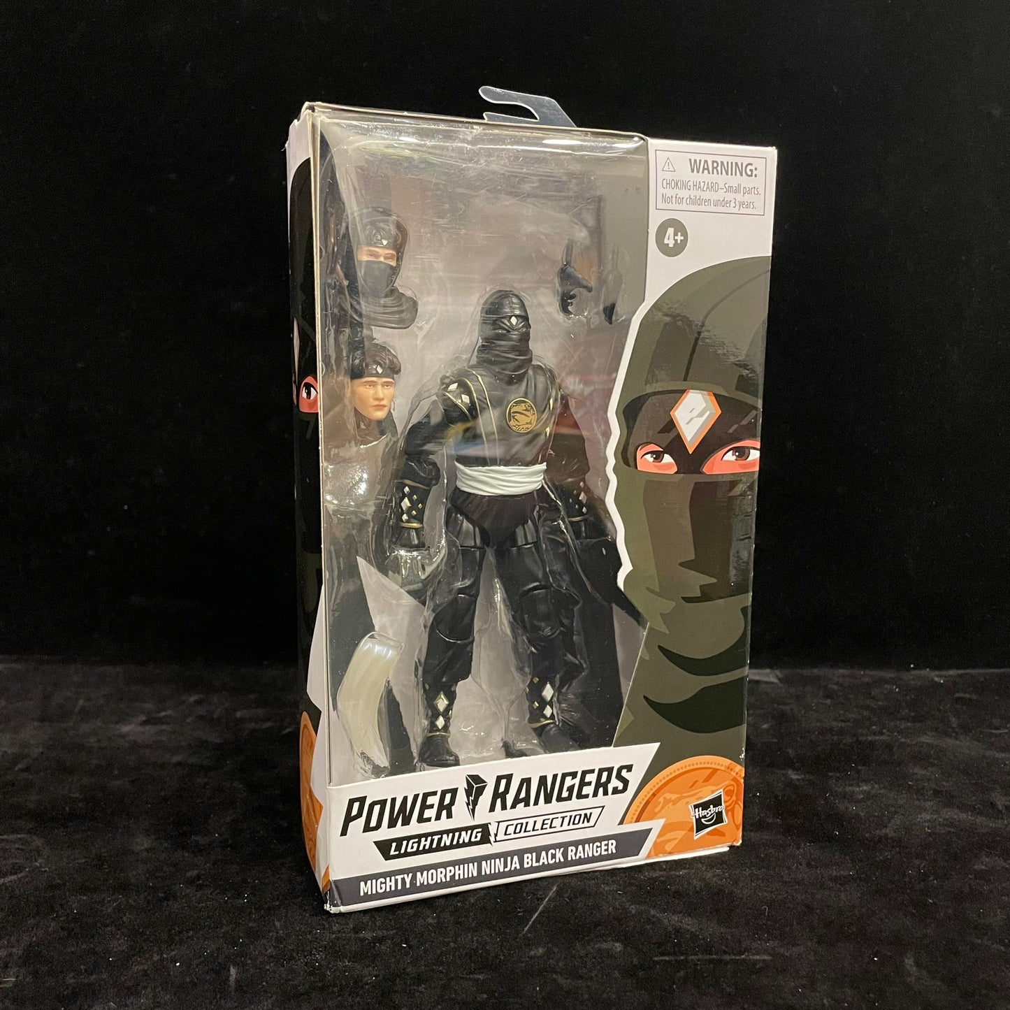 Power Rangers Lightning Collection Mighty Morphin Ninja Black Ranger Figure