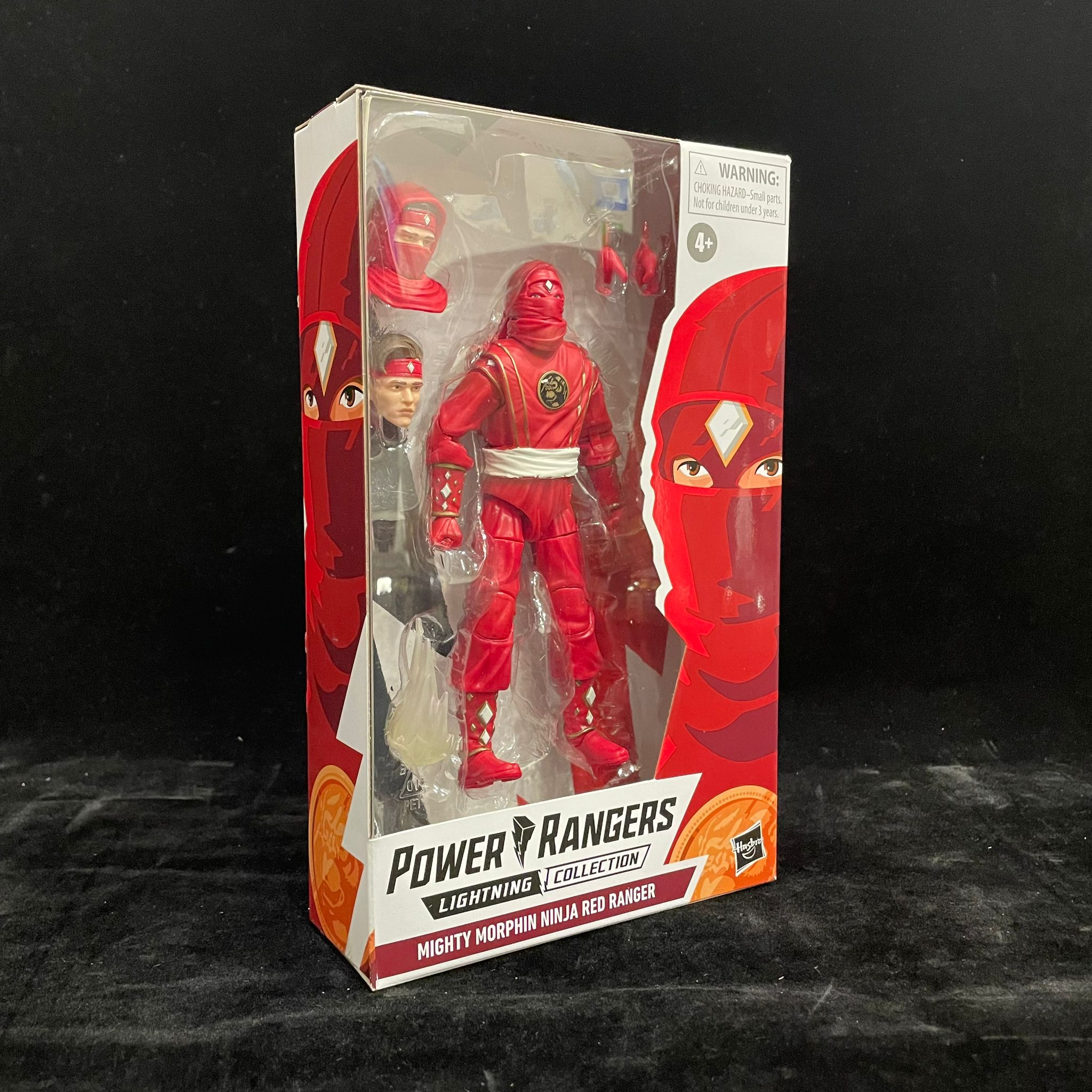 Power Rangers Lightning Collection Mighty Morphin Ninja Red Ranger Fig ...