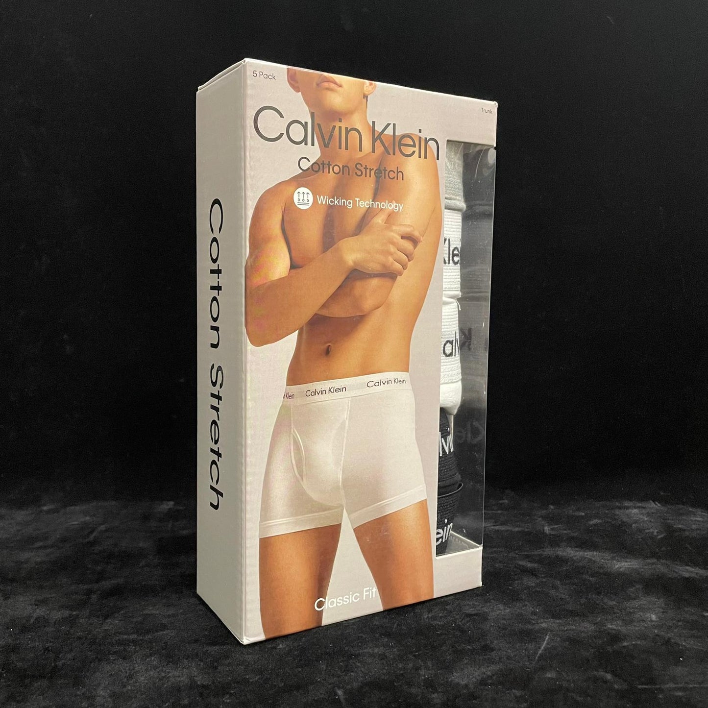Calvin Klein Underwear 男裝100%純棉 平腳內褲 5件裝
